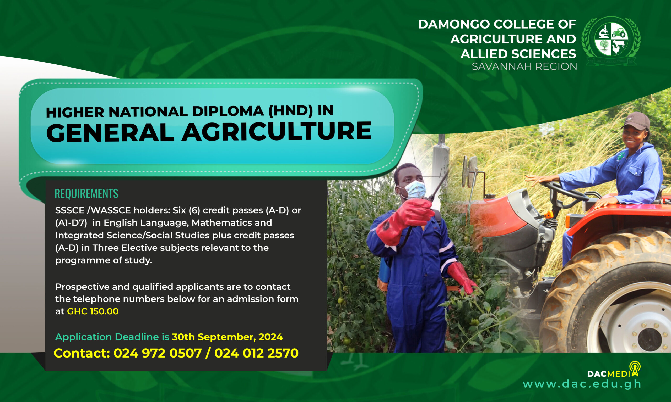 HND In General Agriculture